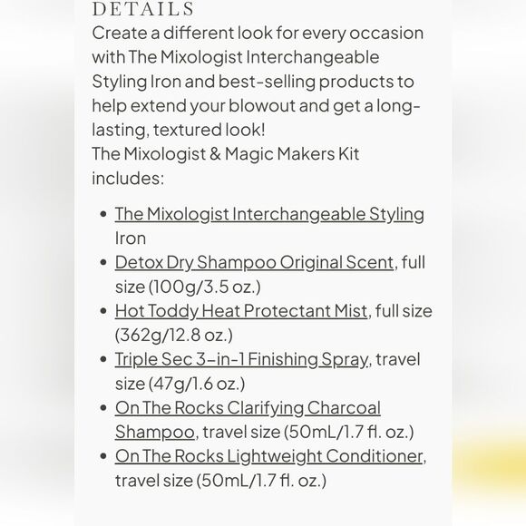 Drybar The Mixologist & Magic Makers Hair Care Set - Picture 12 of 14